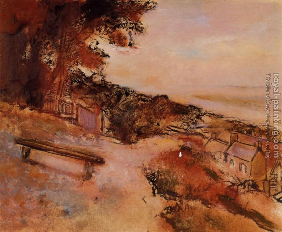 Edgar Degas : Landscape by the Sea